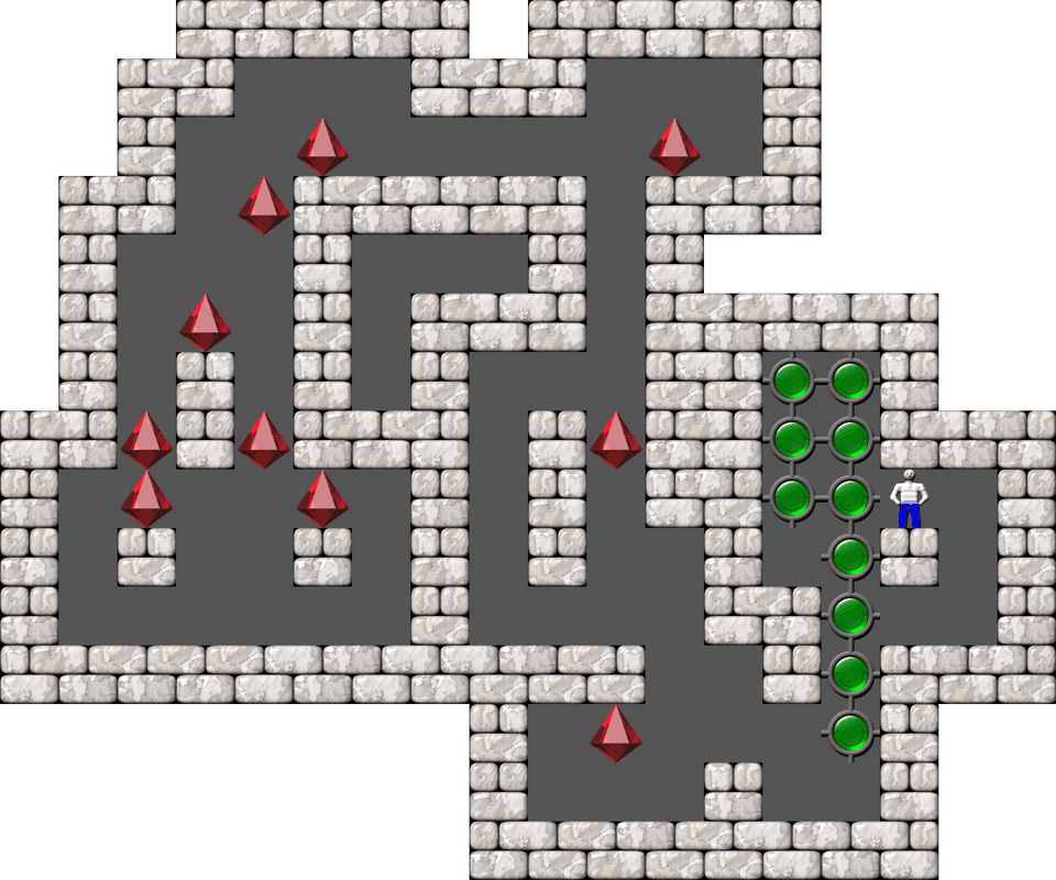 Sokoban Alberto Garcia Arranged level 71